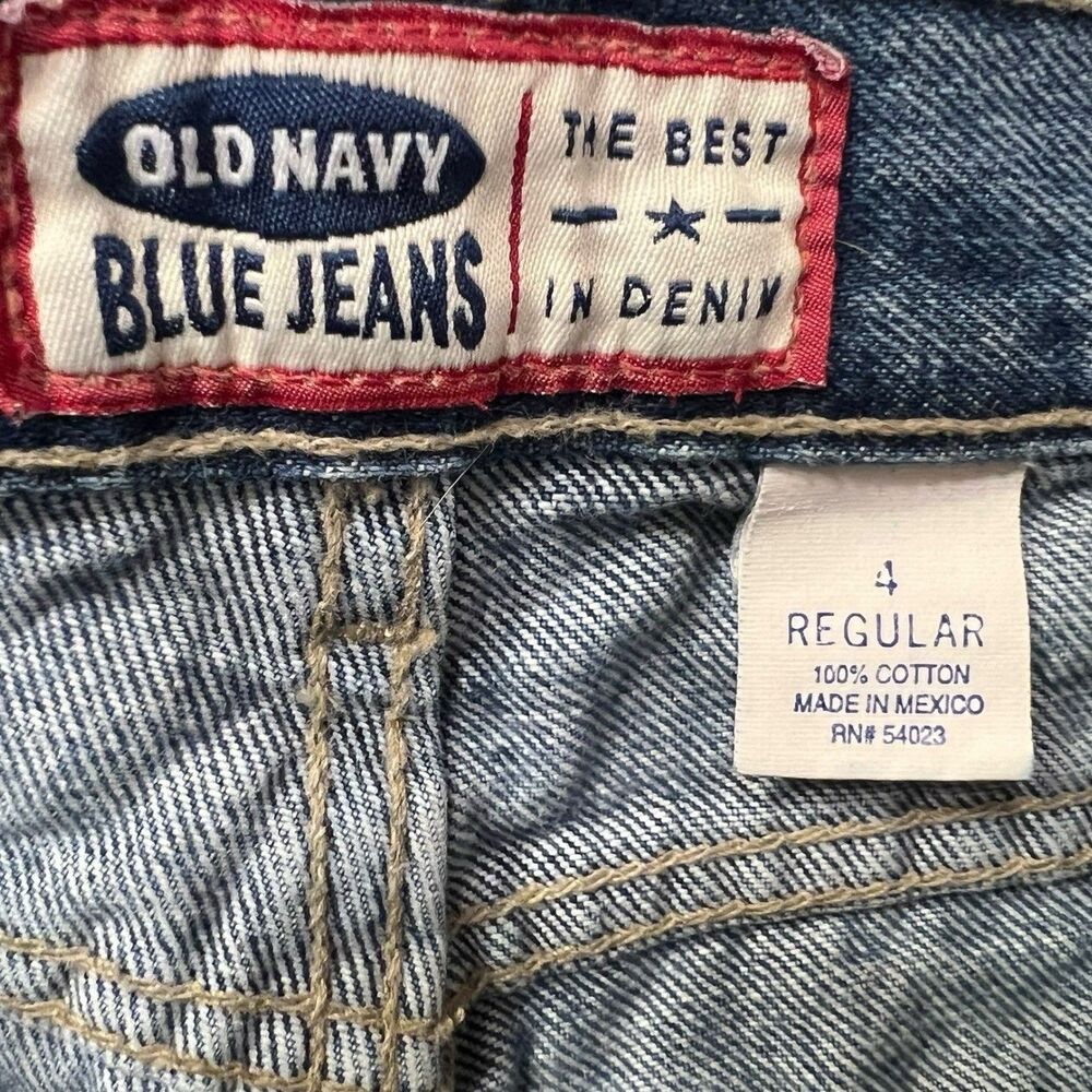 Y2K Bootcut Jeans Size 4 Straight Leg 100% Cotton Vintage Denim Effortless Fit - Picture 4 of 10